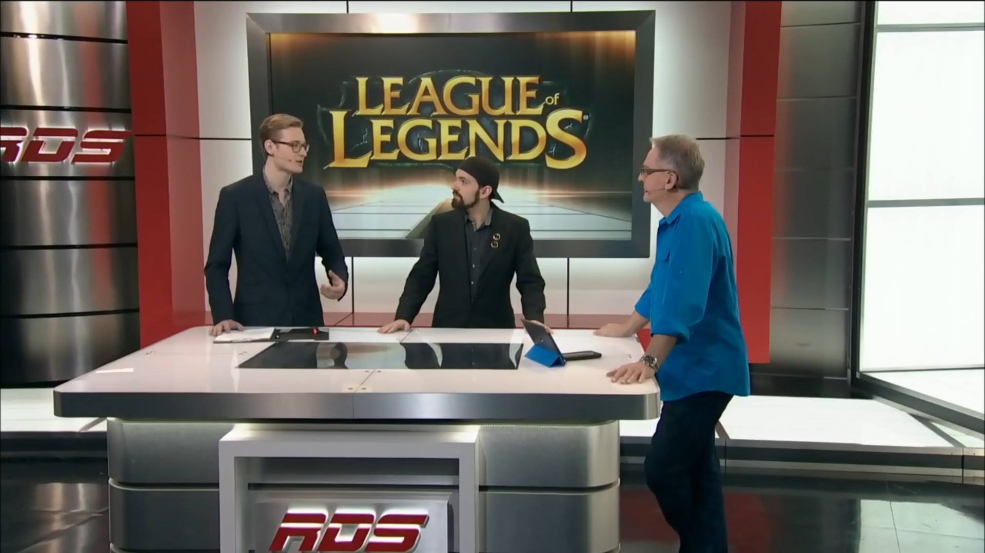 Table d'analyse pour les 7ème championnat du monde présenté sur RDS2 - 2016